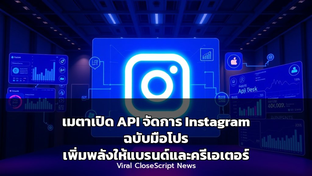 เมตาเปิด API จัดการ Instagram ฉบับมือโปร เพิ่มพลังให้แบรนด์และครีเอเตอร์ Cover 7